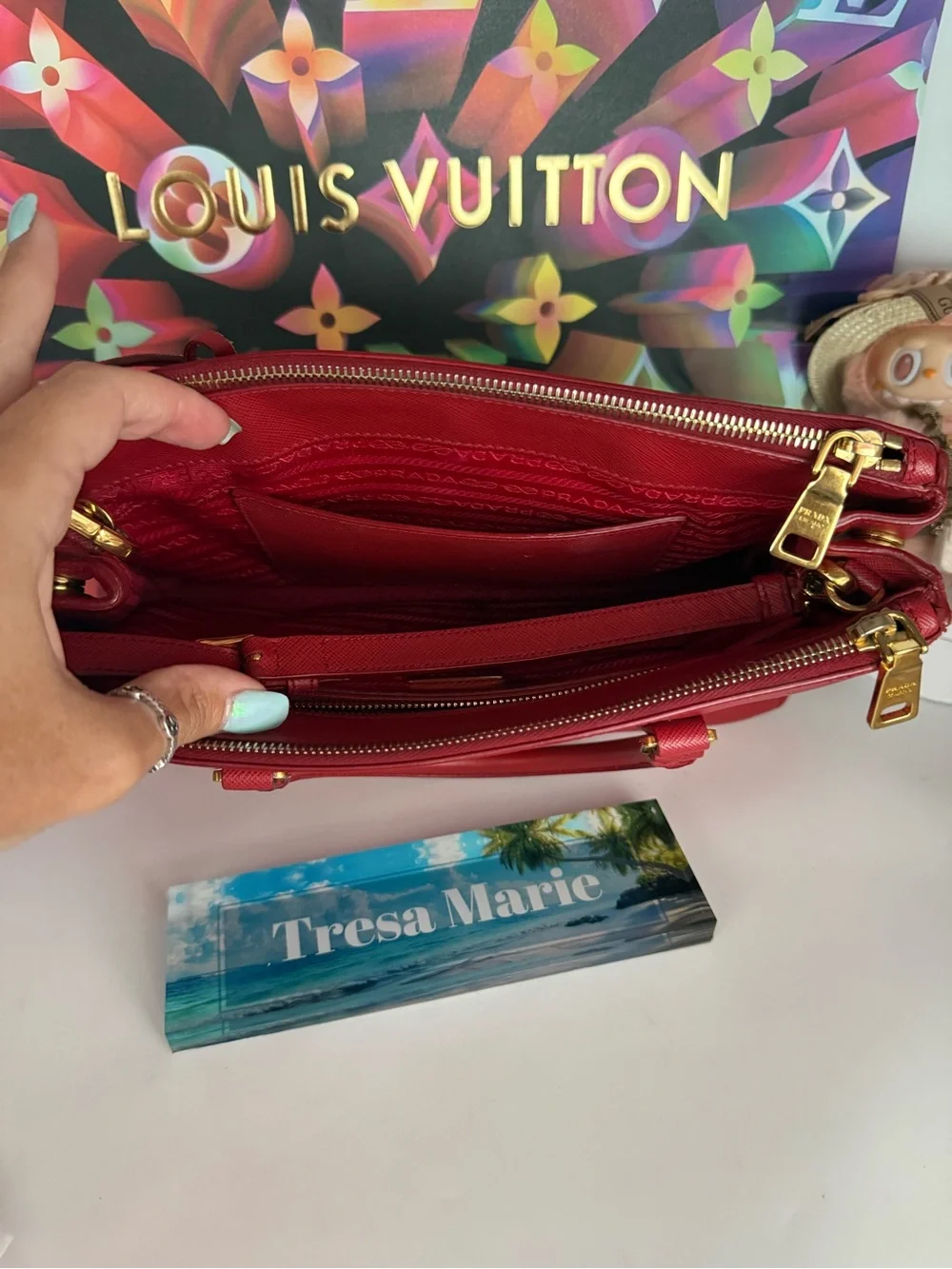Prada double zip